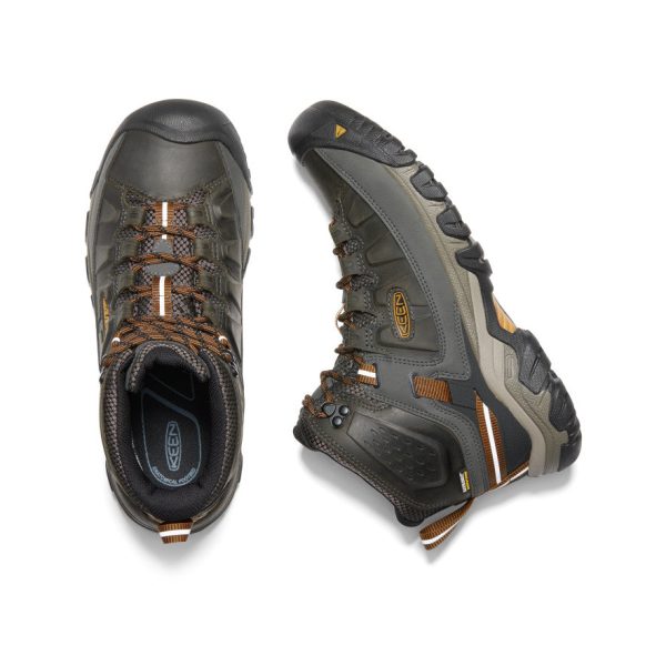 Men's Targhee III Waterproof Mid | Black Olive/Golden Brown
