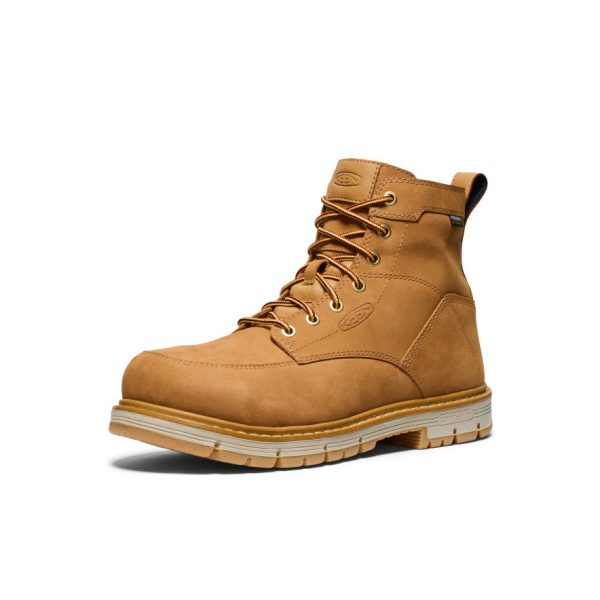 Men's San Jose 6 Waterproof 90° Heel Boot (Aluminum Toe)  |  Bistre/Gum