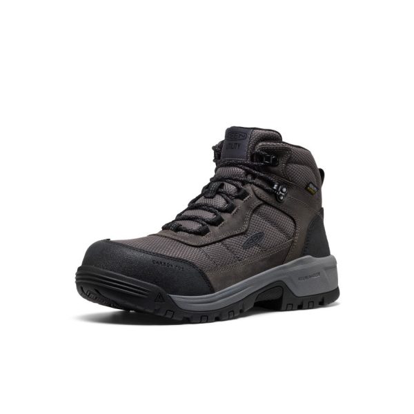 Men's Skokie Waterproof Work Boot (Carbon Toe) | Magnet/Black