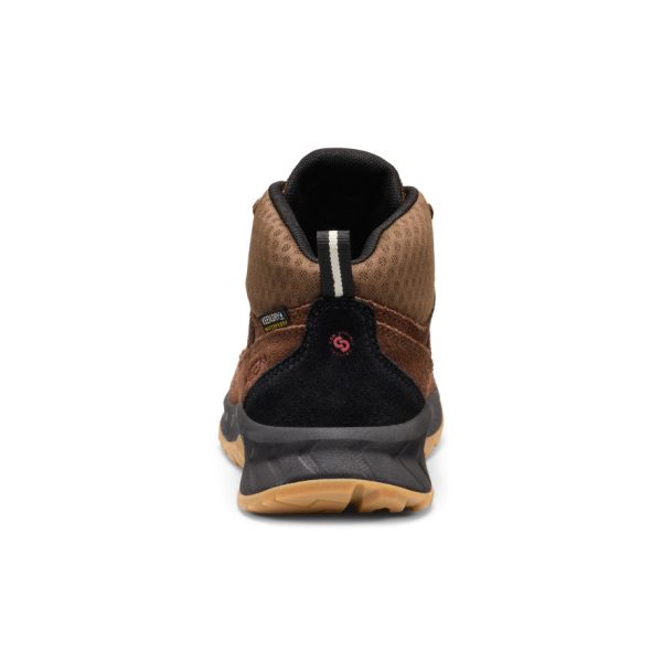 Big Kids' Hightrail Waterproof Hiking Boot | Dark Earth/Garnet