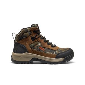 Women's Skokie Waterproof Work Boot (Soft Toe) | Camo/Black