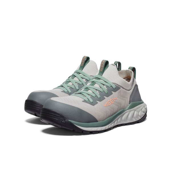 Women's Arvada Shift Work Sneaker (Carbon Toe) | Steel Grey/Granite Green