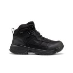 Men's Skokie Waterproof Work Boot (Soft Toe) | Black/Black