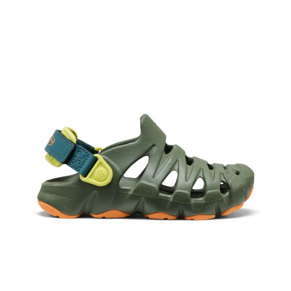 Little Kids' HyperFLT Clog | Bronze Green/Orange Peel