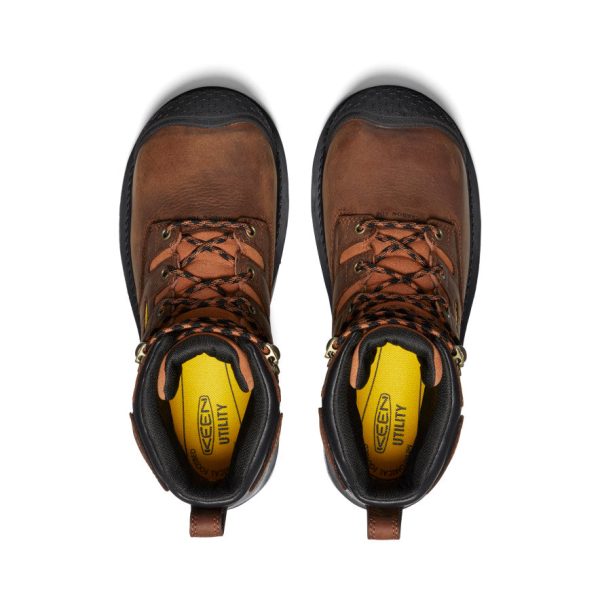 Men's Camden 6 Waterproof Boot INT MET (Carbon Toe)  |  Leather Brown/Black