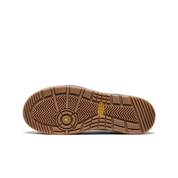 Men's Gibson Slip-On Work Shoe (Carbon Toe) | Black/Gum