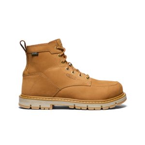 Men's San Jose 6 Waterproof 90° Heel Boot (Aluminum Toe) | Bistre/Gum