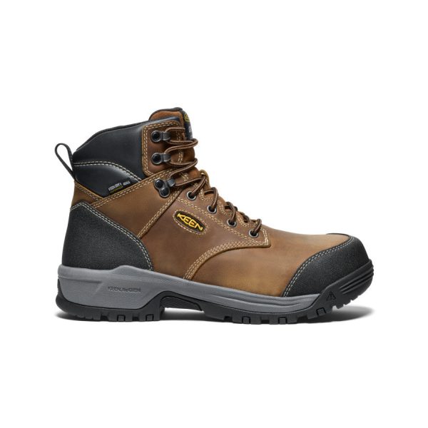 Men's Evanston 6 Insulated Waterproof Boot (Carbon Toe) | Bison/Black