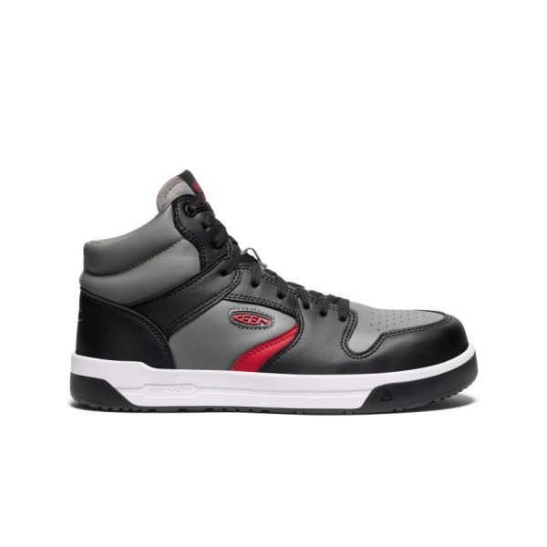 Men's Overton Mid Work Shoe (Carbon Toe) | Steel Grey/Black