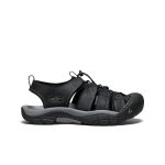 Men's Newport Leather Sandal | Black/Steel Grey