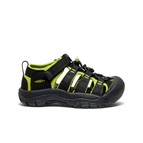 Little Kids' Newport H2 | Black/Lime Green
