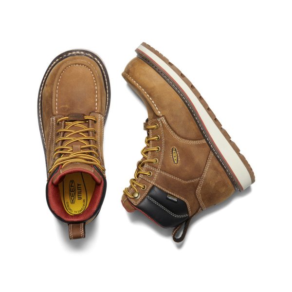 Women's Cincinnati 6 Waterproof Boot (Carbon Toe) | Belgian/Sandshell