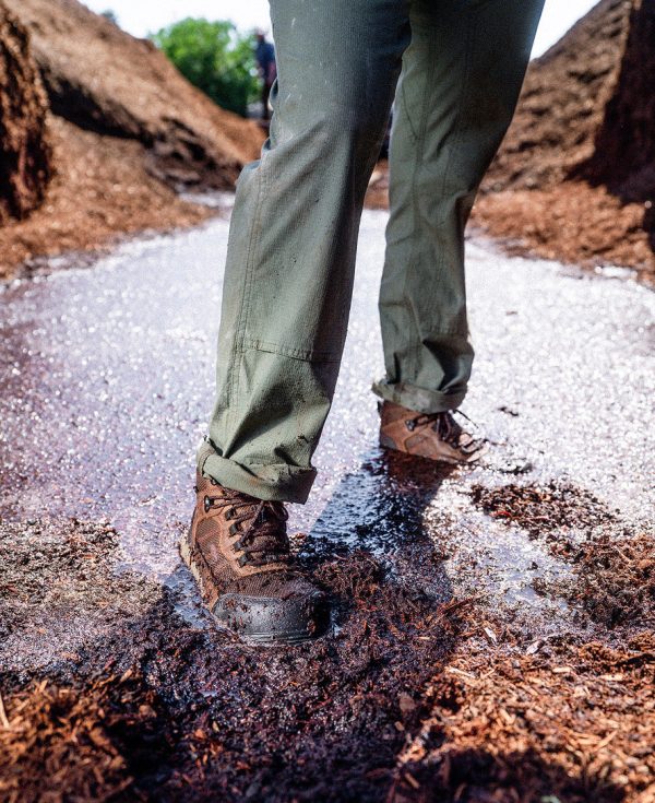 Women's Skokie Waterproof Work Boot (Soft Toe)  |  Bison/Black