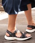 Women's Leiki Open-Toe Sandal | Black/Star White