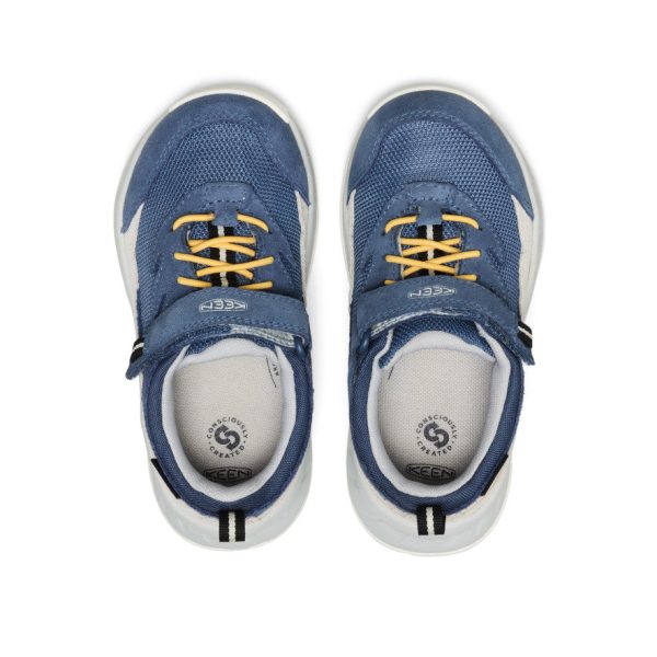 Little Kids' Hightrail Waterproof Hiking Shoe  |  Vintage Indigo/Alloy