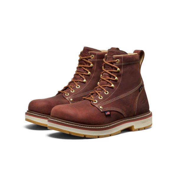 Men's Liberty 6 Waterproof 90?? Heel Boot (Carbon Toe) | Bombay Brown/Gum