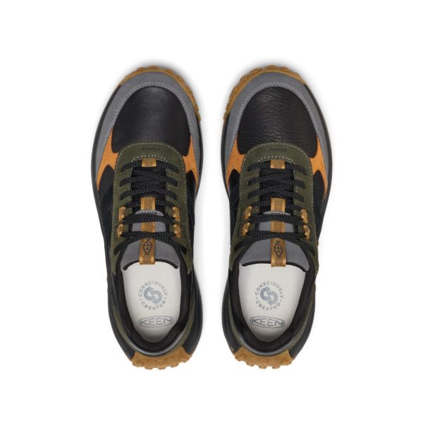 Men's KS86 Leather Sneaker | Forest Night/Keen Maple