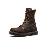 Men's Liberty 8 Waterproof 90° Heel Boot (Carbon Toe) | Coffee Bean/Black