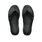 Men's Kona Leather Flip-Flop | Black/Steel Grey