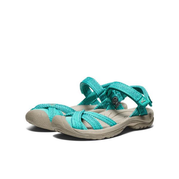 Women's Bali Strap Sandal  |  Bright Aqua