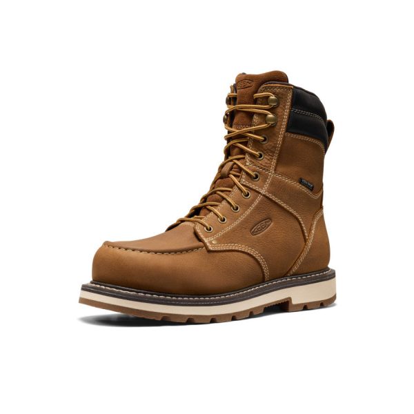 Men's Cincinnati 8 Waterproof 90° Heel Boot (Carbon Toe) | Belgian/Sandshell